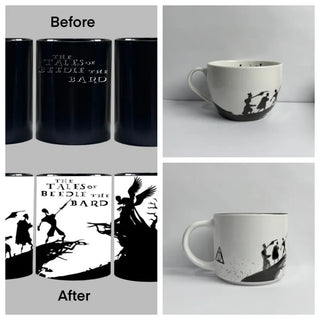 InkCharm – Hand-Drawn Peverell Brothers Mug