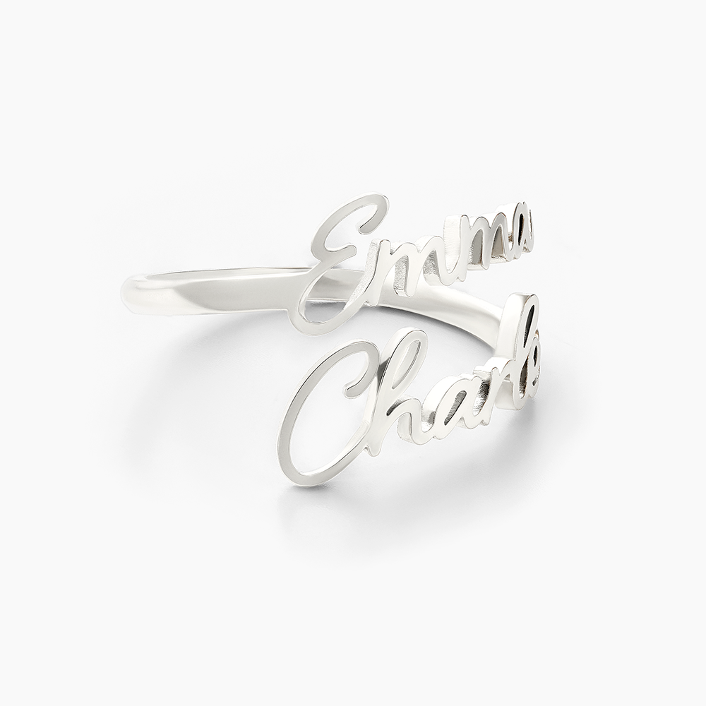 HeartWords – Engraved Name Keepsake Ring