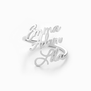 HeartWords – Engraved Name Keepsake Ring