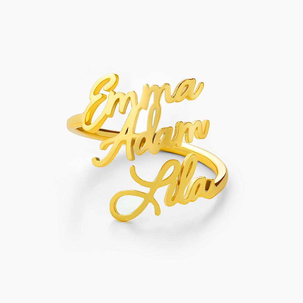 HeartWords – Engraved Name Keepsake Ring