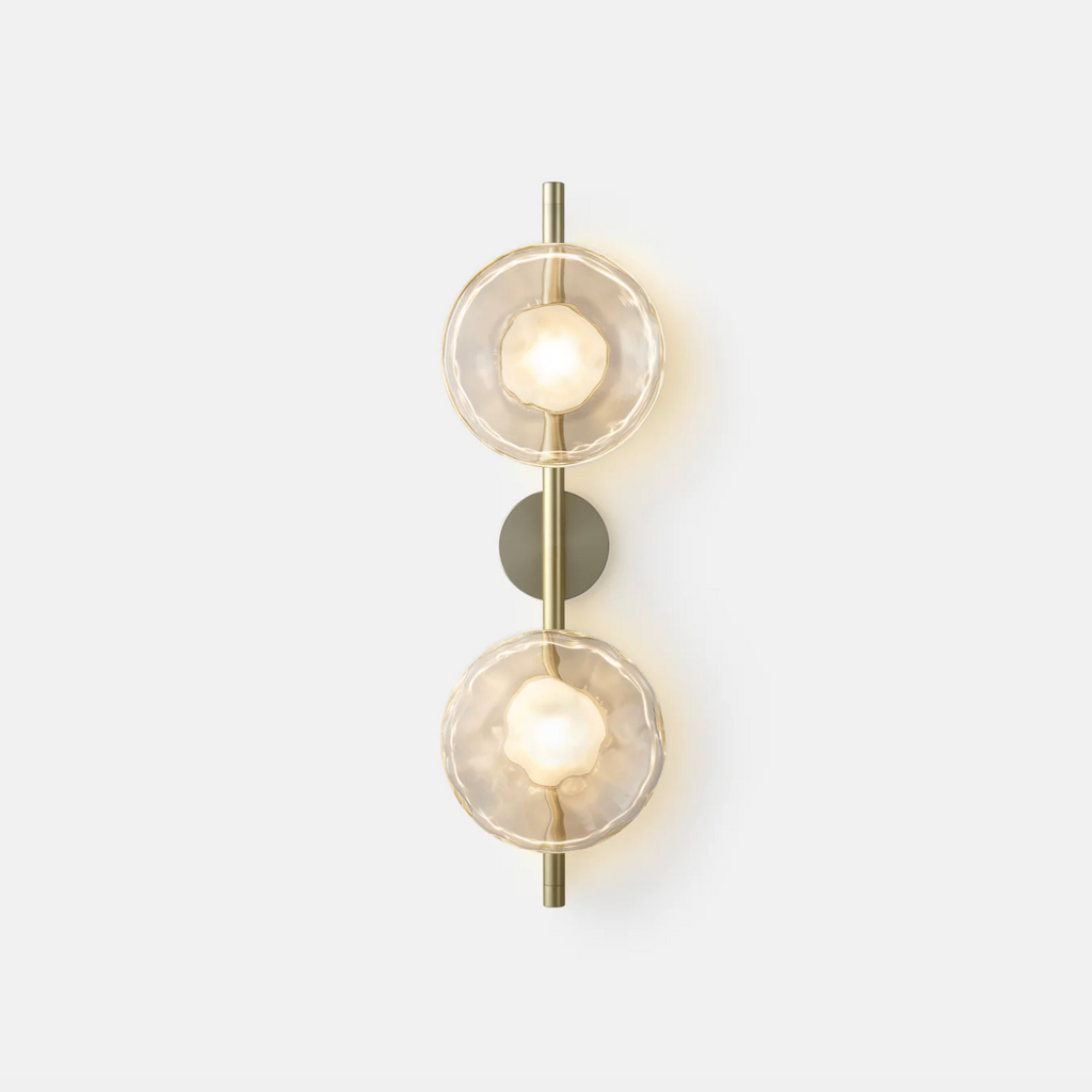 GlowAura – Modern Glass Wall Sconce