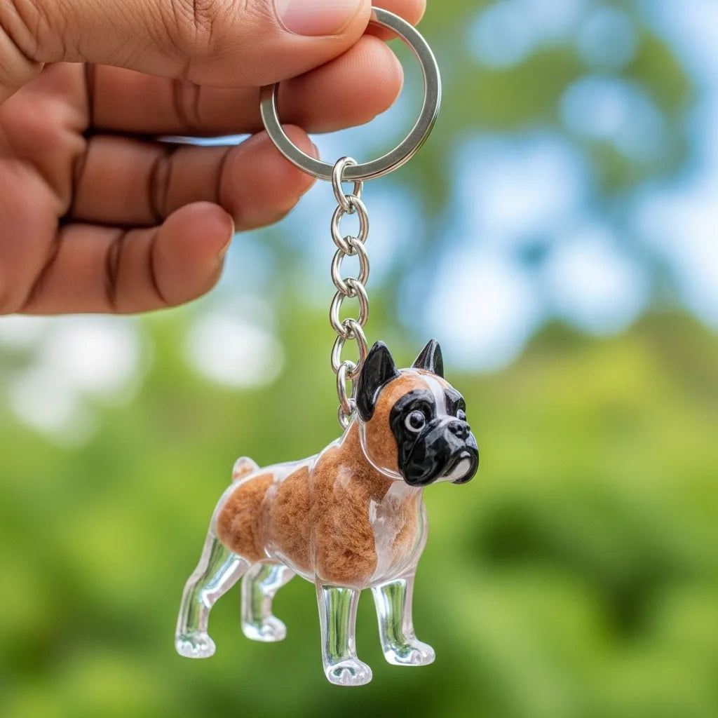 PawMemento – Dog Hair Keepsake Keychain Charm