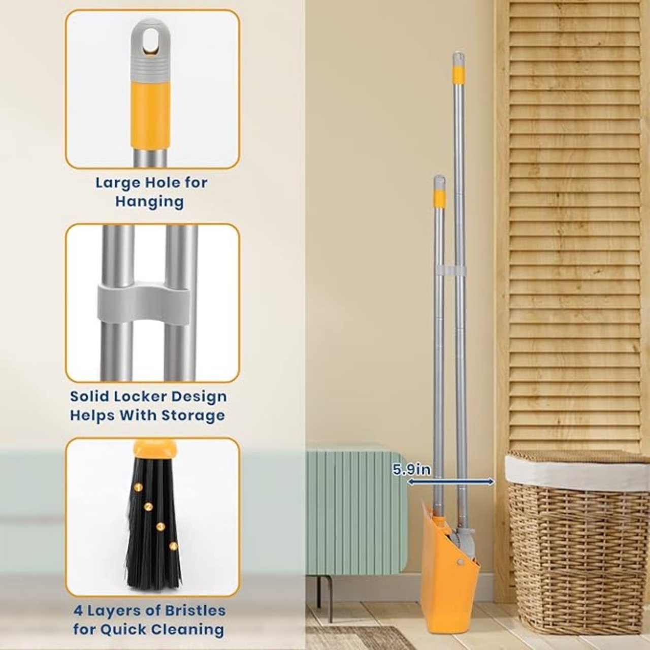 Broom, az innovatív seprű és lapát készlet