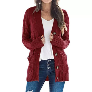AutumnChic – Women’s Midi Length Knit Sweater