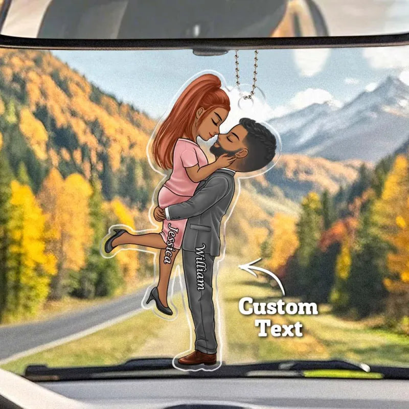 LoveRide – Personalized Acrylic Car Hanger