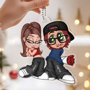 LoveRide – Personalized Acrylic Car Hanger