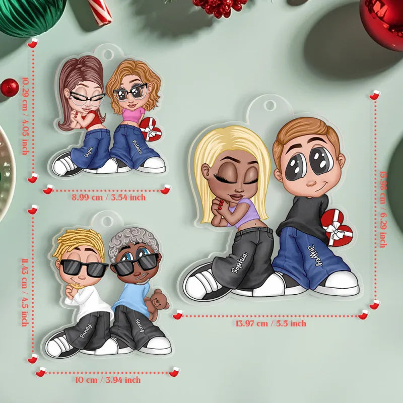 LoveRide – Personalized Acrylic Car Hanger