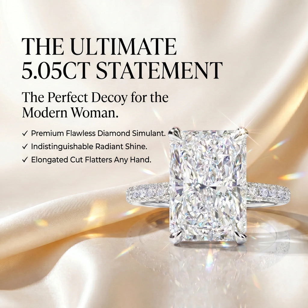Lumière – Radiant Cut Luxury Statement Ring