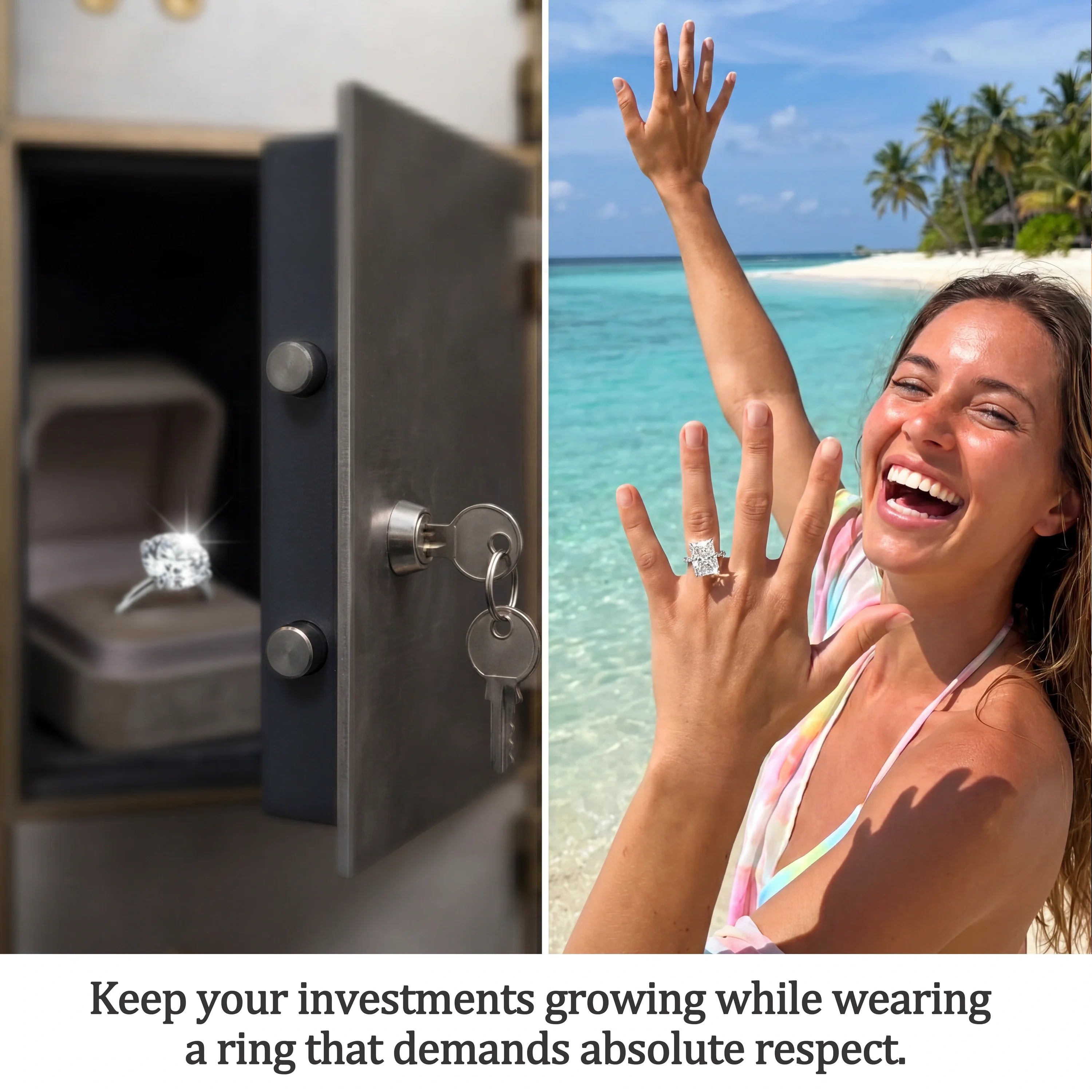 Lumière – Radiant Cut Luxury Statement Ring