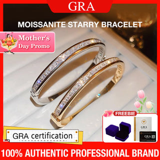 Mothers Day Promo - Second one only ₱699 - Luxury Moissanite Starry Bracelet - Free gift box. GRA certified