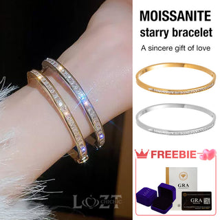 Mothers Day Promo - Second one only ₱699 - Luxury Moissanite Starry Bracelet - Free gift box. GRA certified