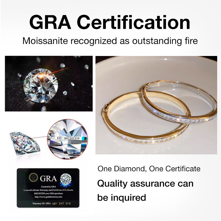 Mothers Day Promo - Second one only ₱699 - Luxury Moissanite Starry Bracelet - Free gift box. GRA certified