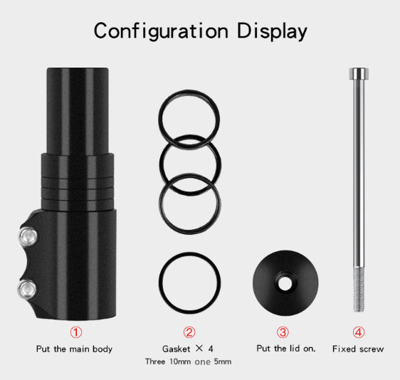 ComfortCruise - Handlebar Height Extender – Ergonomic Cycling Solution