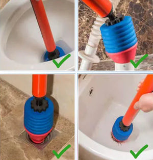 FlushForce | High-Pressure Toilet Plunger