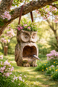 Early Spring Dual-Purpose Plant Owl Guardian-ChicWoo
