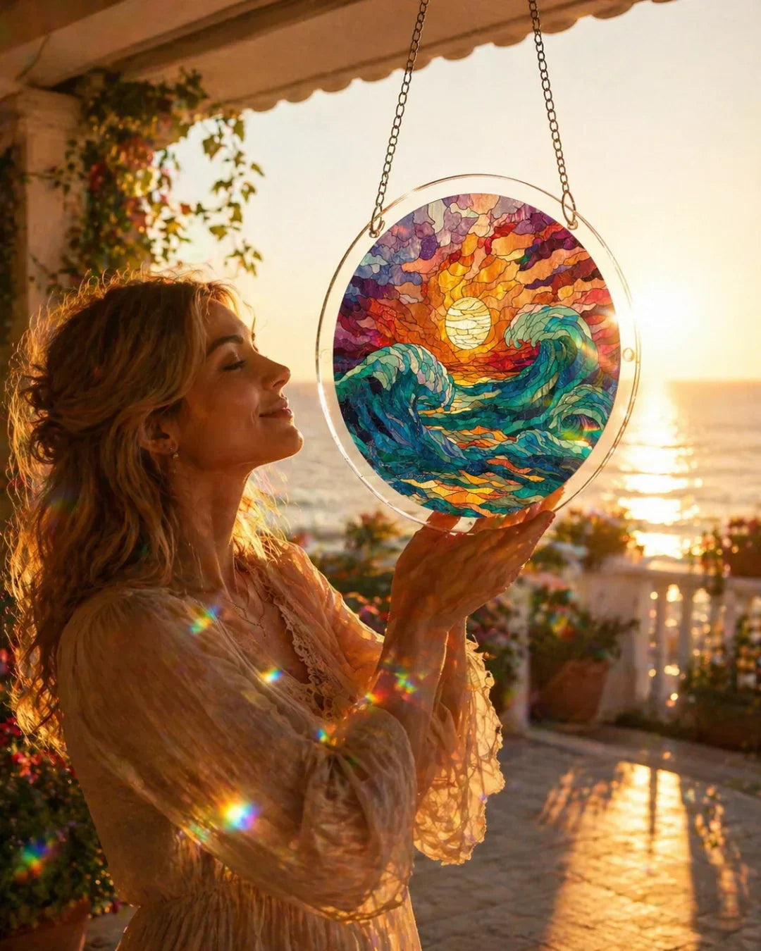 EmeraldFlame –  Acrylic 80 Pcs Suncatcher Puzzle