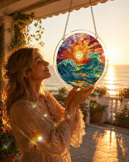 EmeraldFlame –  Acrylic 80 Pcs Suncatcher Puzzle