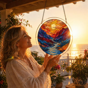 EmeraldFlame –  Acrylic 80 Pcs Suncatcher Puzzle