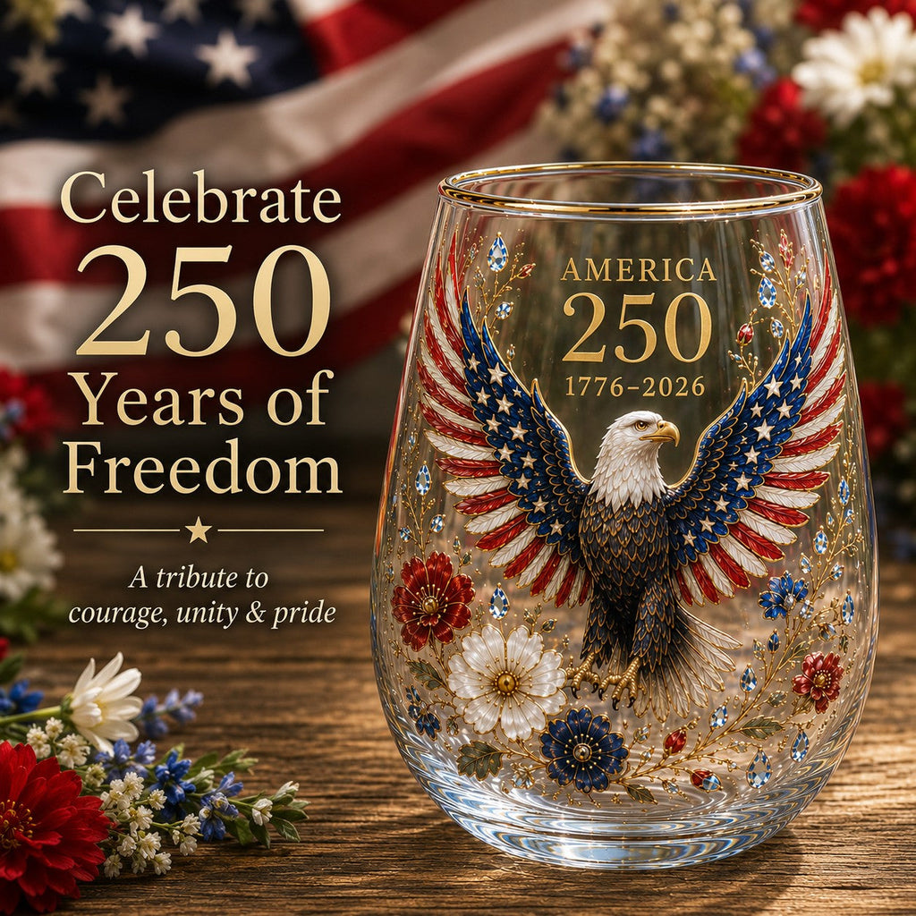 ValorSpirit – America 250 Commemorative Glass Tumbler