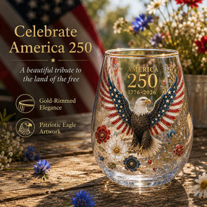 ValorSpirit – America 250 Commemorative Glass Tumbler