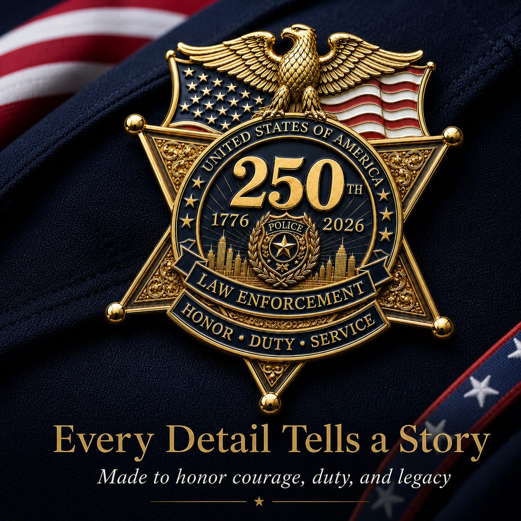 ★Anniversary 49% OFF - America 250 Law Enforcement Brooch