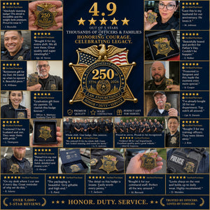 ★Anniversary 49% OFF - America 250 Law Enforcement Brooch