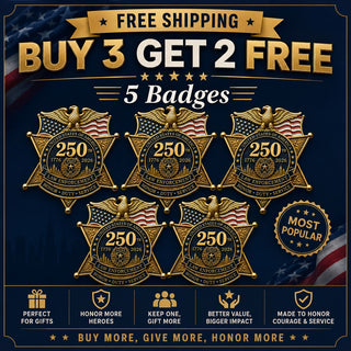 ★Anniversary 49% OFF - America 250 Law Enforcement Brooch