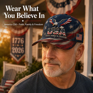 LibertyWear – Faith Family Freedom Hat