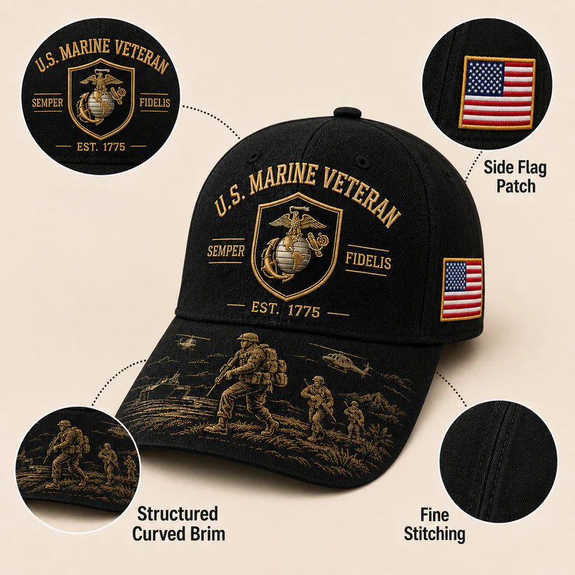 PatriotCrest – faithful  Marine Legacy Cap