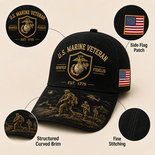 PatriotCrest – faithful  Marine Legacy Cap