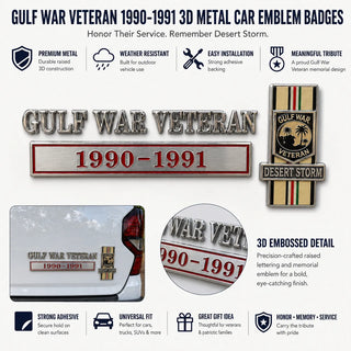 ValorBadge – 1990–1991 Desert Storm Car Badge