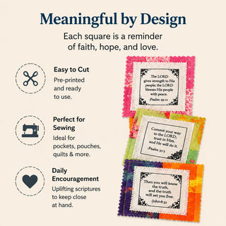 FaithPocket – Inspirational Prayer Fabric Panel