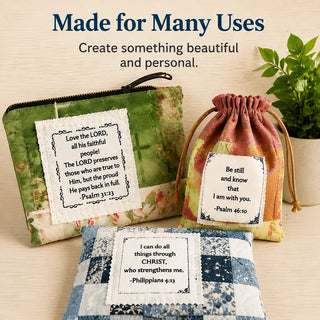 FaithPocket – Inspirational Prayer Fabric Panel