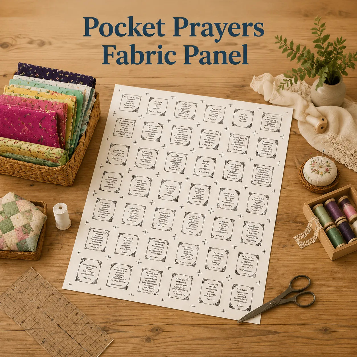 FaithPocket – Inspirational Prayer Fabric Panel