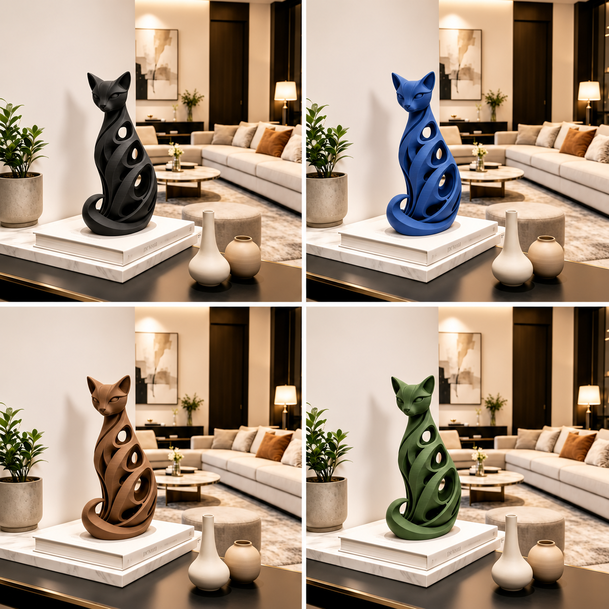 🎁Last Day 60% OFF - Spiral Cat Sculpture