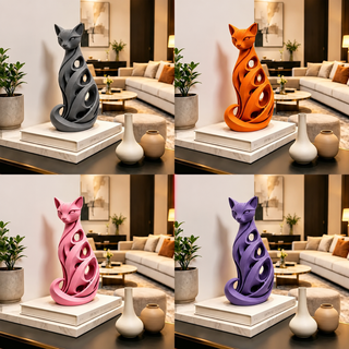 🎁Last Day 60% OFF - Spiral Cat Sculpture