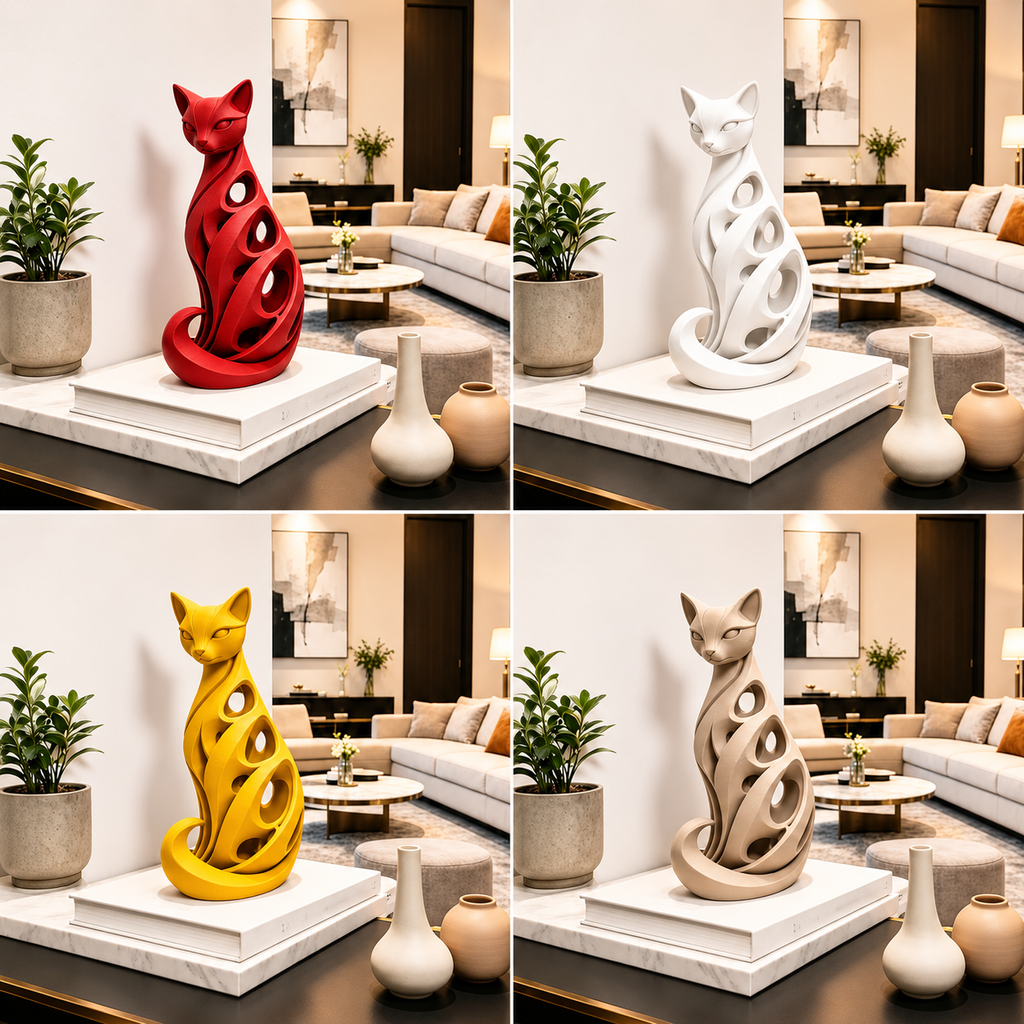 🎁Last Day 60% OFF - Spiral Cat Sculpture