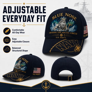 PatriotPeak – Premium Navy Embroidered Military Cap