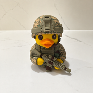 BattleQuack – Military-Inspired Soldier Duck Collectible