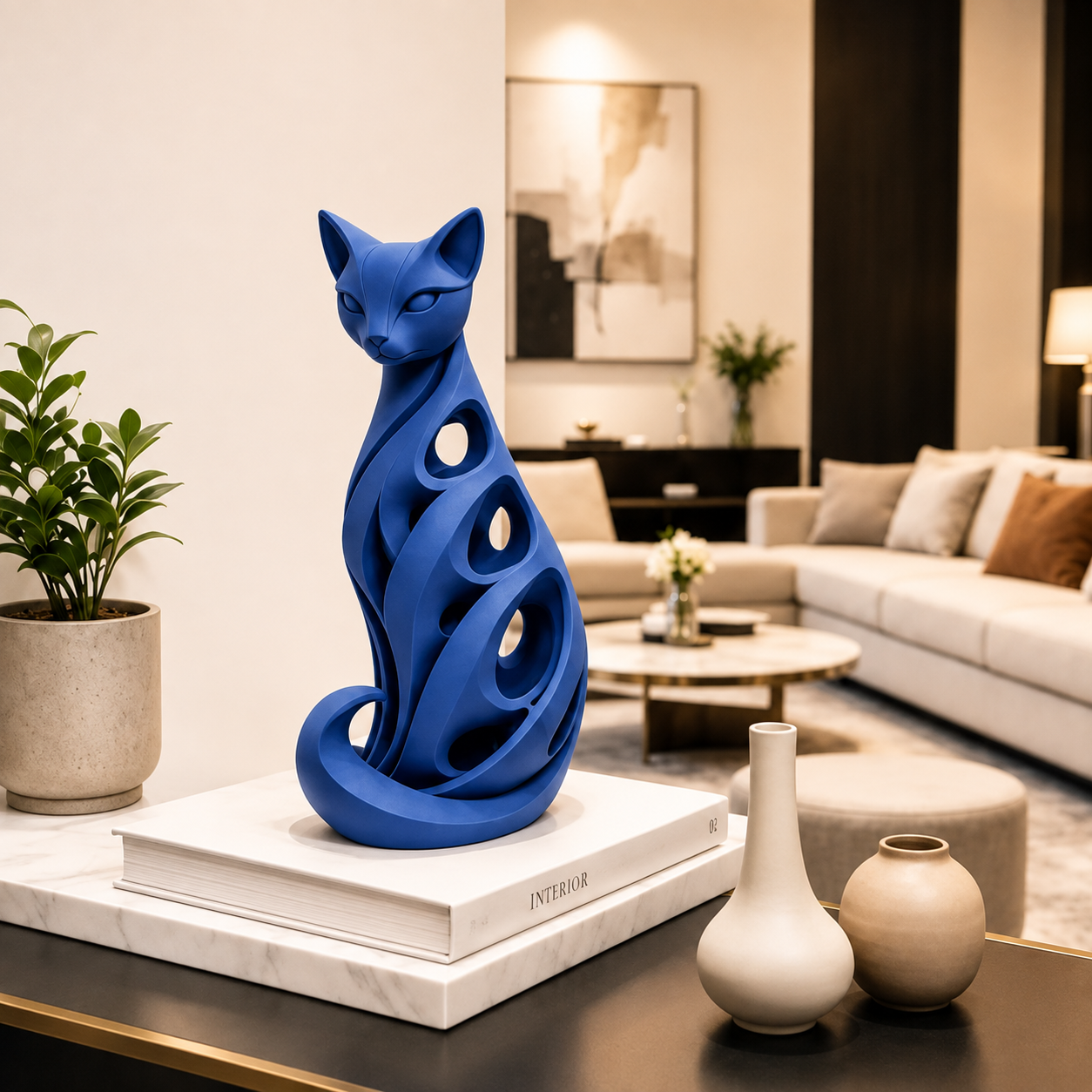 🎁Last Day 60% OFF - Spiral Cat Sculpture