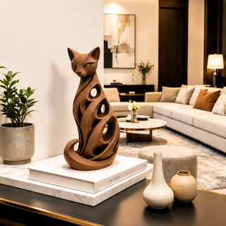 🎁Last Day 60% OFF - Spiral Cat Sculpture