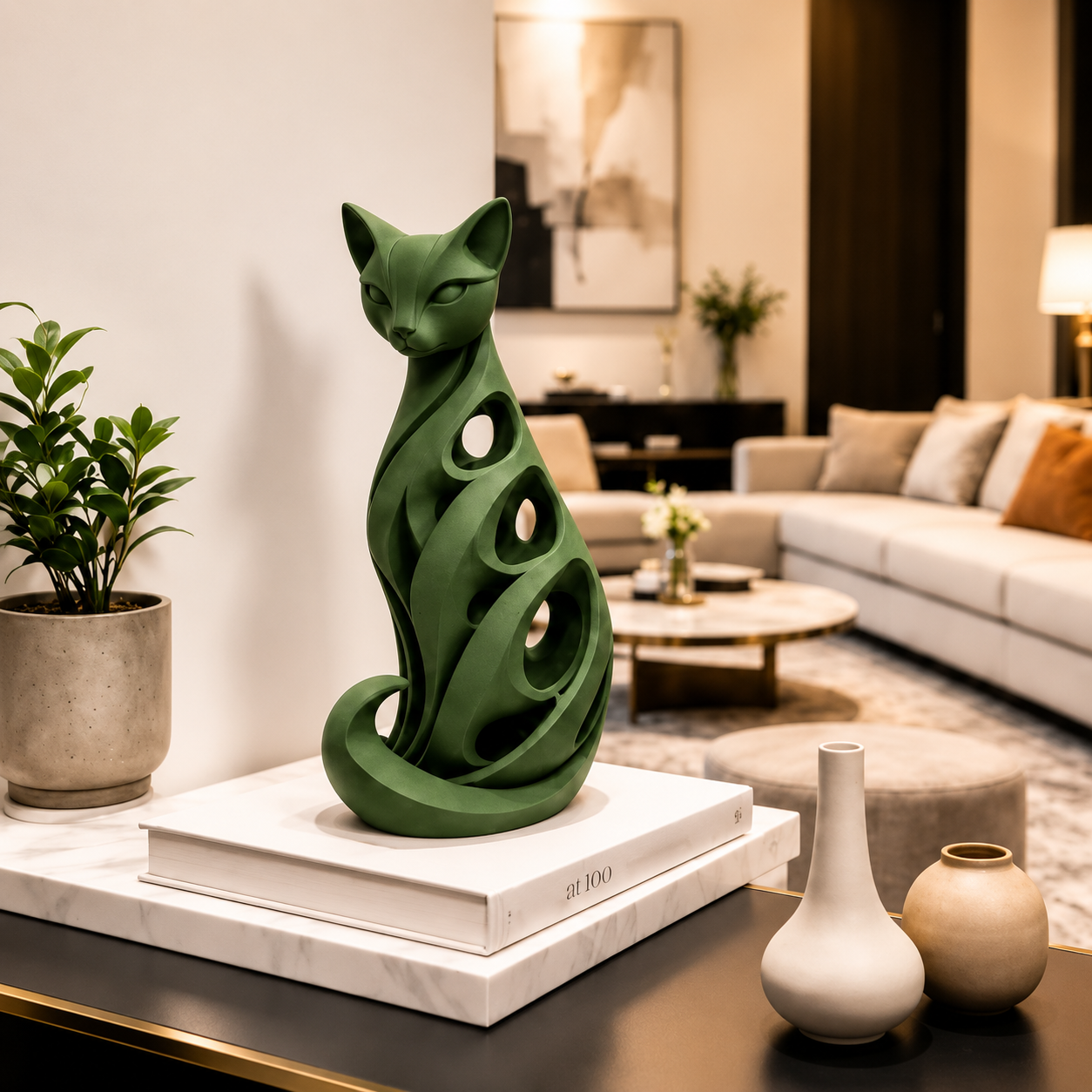 🎁Last Day 60% OFF - Spiral Cat Sculpture