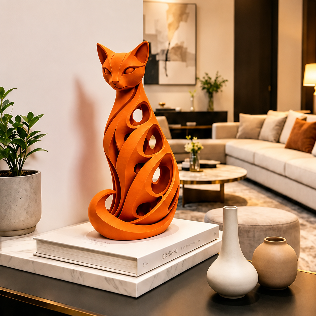 🎁Last Day 60% OFF - Spiral Cat Sculpture