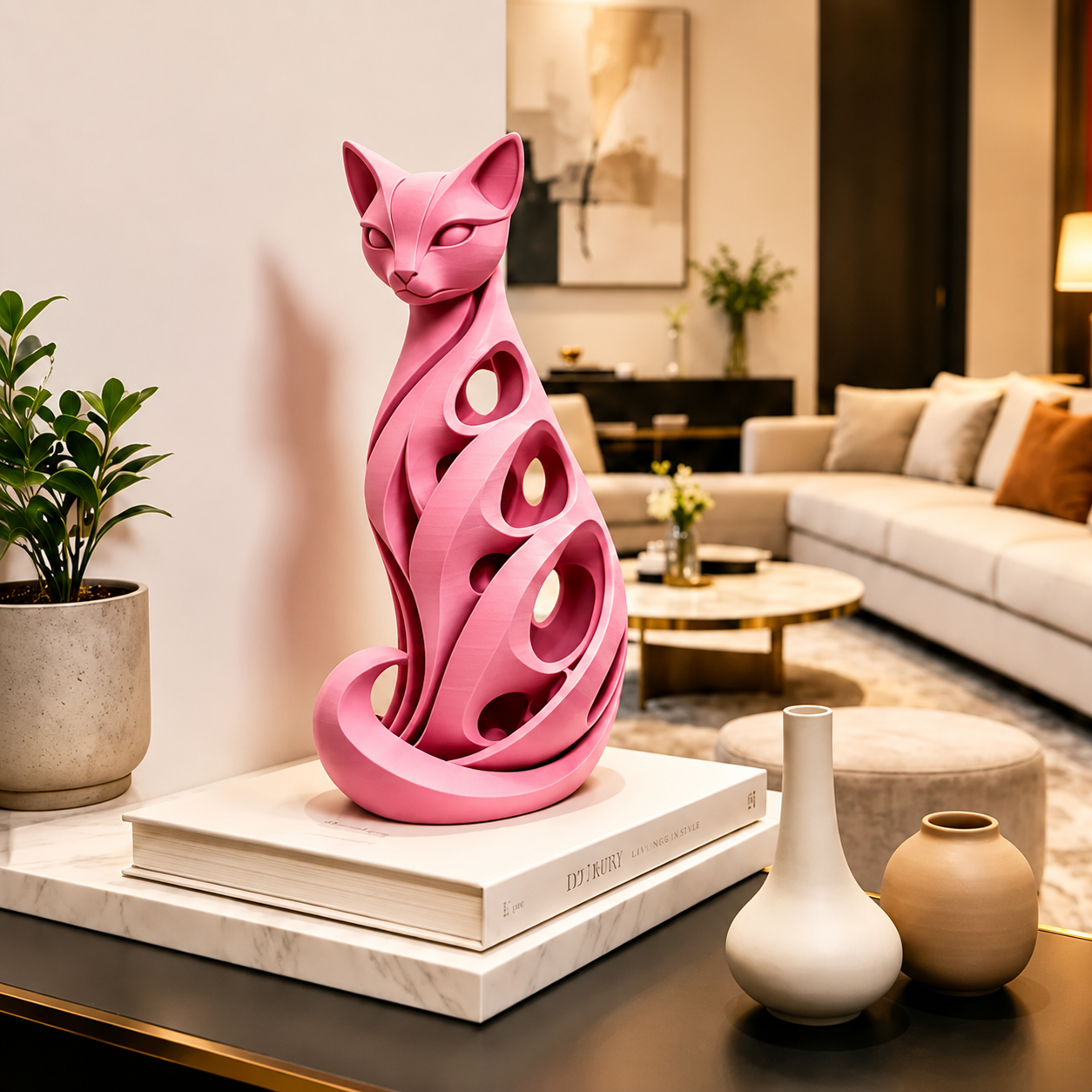 🎁Last Day 60% OFF - Spiral Cat Sculpture