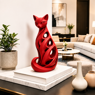 🎁Last Day 60% OFF - Spiral Cat Sculpture