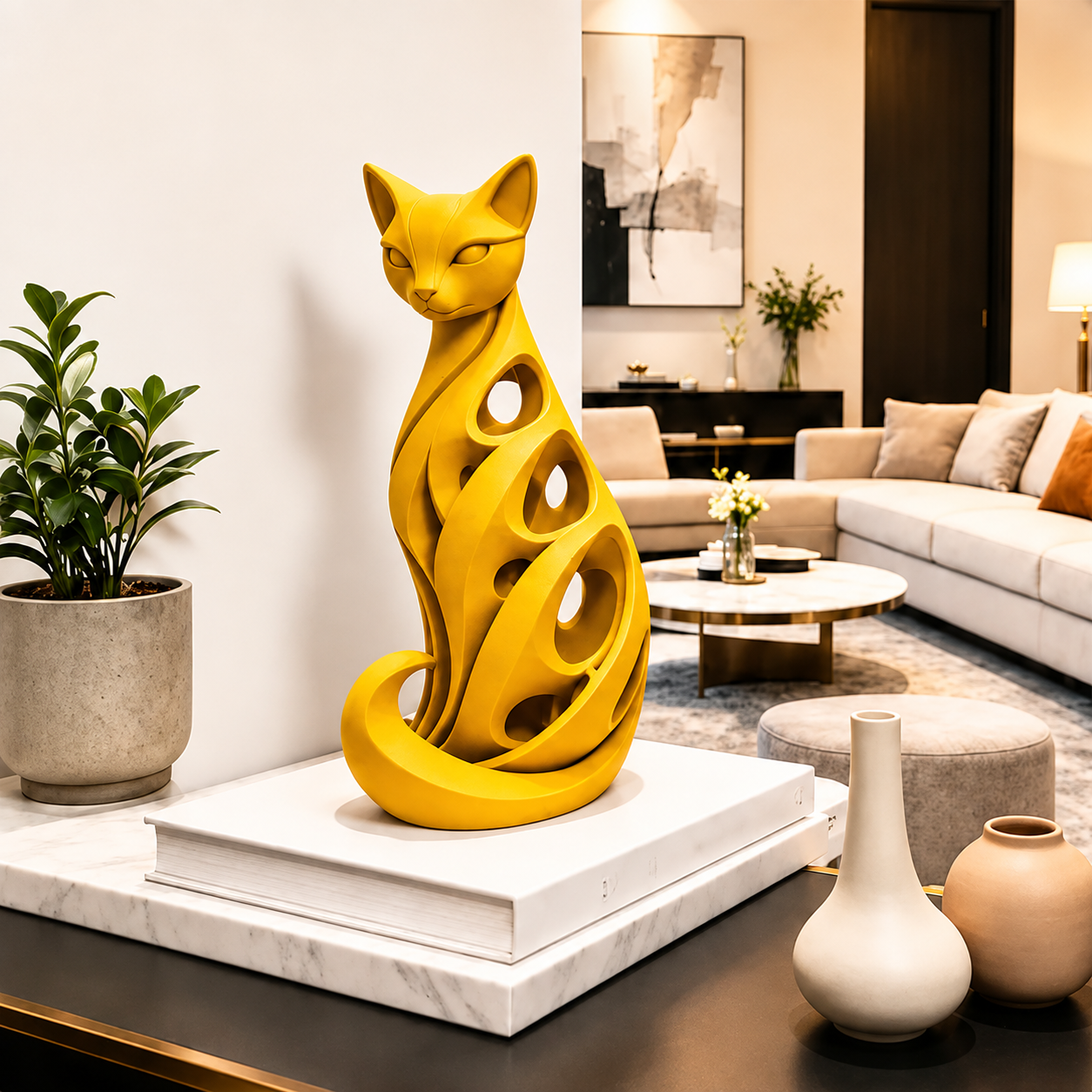 🎁Last Day 60% OFF - Spiral Cat Sculpture