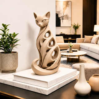 🎁Last Day 60% OFF - Spiral Cat Sculpture