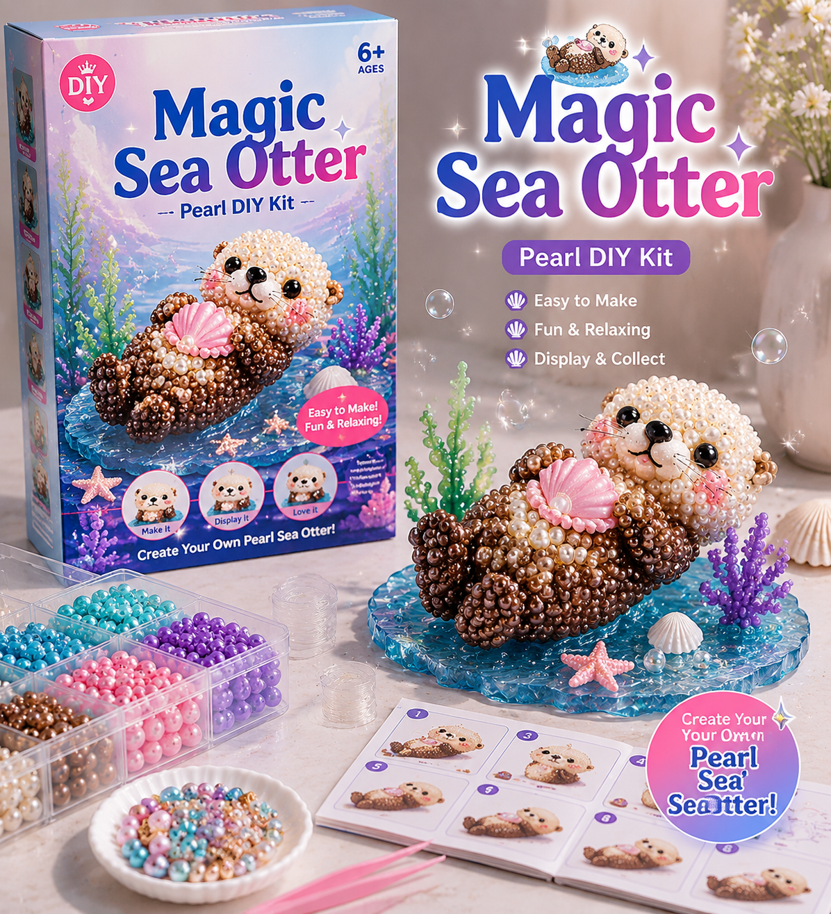 PearlCraft – Ocean Animal Bead Craft Kit
