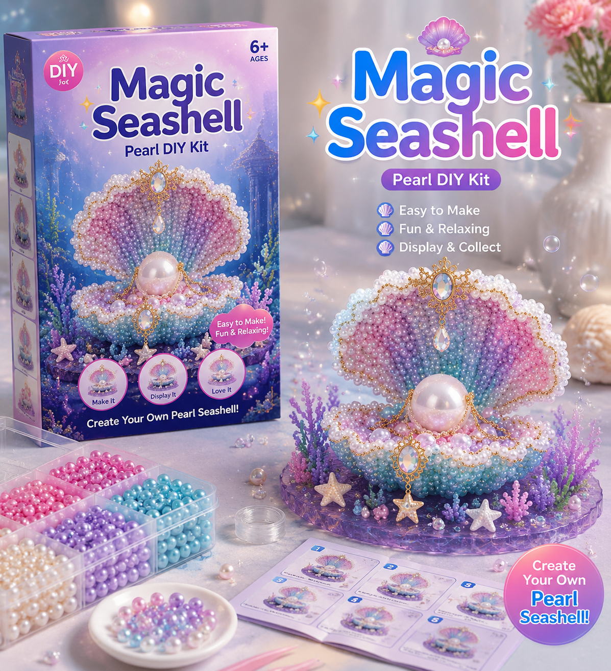 PearlCraft – Ocean Animal Bead Craft Kit