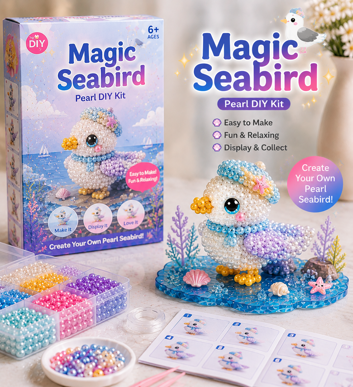 PearlCraft – Ocean Animal Bead Craft Kit